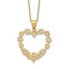 Thumbnail Image 1 of Solid Heart Necklace 14K Yellow Gold 18&quot;