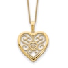 Thumbnail Image 1 of Heart Necklace 14K Yellow Gold 18&quot;