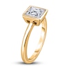 Thumbnail Image 2 of Diamond Solitaire Engagement Ring 2 ct tw Bezel-Set Princess 14K Yellow Gold (I2/I)