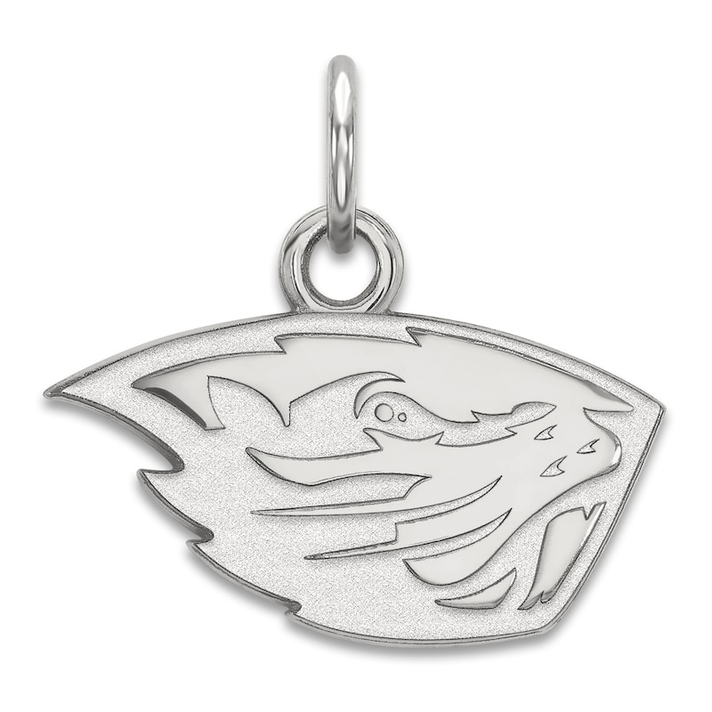 Oklahoma State University Enamel Charm Sterling Silver