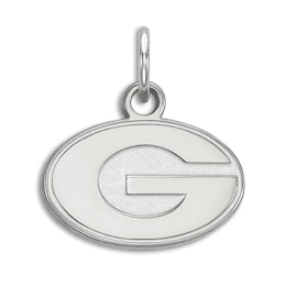 University of Georgia Small Necklace Charm Sterling Silver
