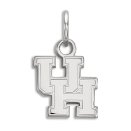 University of Houston Small Necklace Charm Sterling Silver