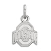 Thumbnail Image 1 of Ohio State University Small Necklace Charm Sterling Silver