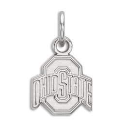 Ohio State University Small Necklace Charm Sterling Silver