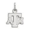 Thumbnail Image 1 of Texas A&M University Small Necklace Charm Sterling Silver