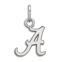 University of Alabama Small Necklace Charm Sterling Silver