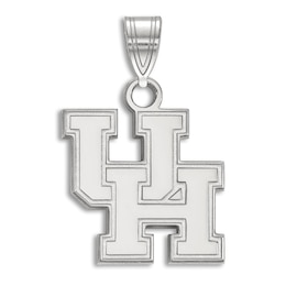 University of Houston Small Necklace Charm Sterling Silver