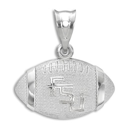 Florida State University Football Necklace Charm Sterling Silver