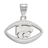 Thumbnail Image 1 of Kansas State University Football Necklace Charm Sterling Silver