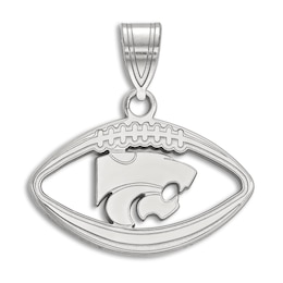 Kansas State University Football Necklace Charm Sterling Silver