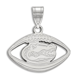 University of Florida Football Necklace Charm Sterling Silver