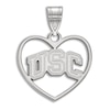 Thumbnail Image 1 of University of Soutn California Heart Necklace Charm Sterling Silver