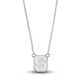 University of North Carolina Small Pendant Necklace Sterling Silver 18&quot;