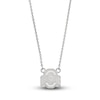 Thumbnail Image 0 of Ohio State University Small Pendant Necklace Sterling Silver 18"