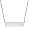 Thumbnail Image 1 of Penn State University Small Bar Necklace Sterling Silver 18&quot;