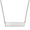 Thumbnail Image 1 of University of Alabama Small Bar Necklace Sterling Silver 18&quot;