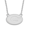 Thumbnail Image 1 of University of Georgia Small Pendant Necklace Sterling Silver 18&quot;