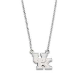 University of Kentucky Small Pendant Necklace Sterling Silver 18&quot;