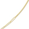 Thumbnail Image 1 of Solid Paperclip/Curb Split Chain Necklace 14K Yellow Gold 20" 2.6mm