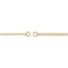 Thumbnail Image 2 of Semi-Solid Paperclip Split Chain Necklace 14K Yellow Gold 20" 3.8mm