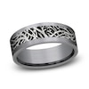 Thumbnail Image 1 of Men's Forest Motif Wedding Band Tantalum/Titanium