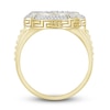 Thumbnail Image 2 of Men's Diamond Cross Ring 1/2 ct tw Round 10K Yellow Gold