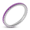 Thumbnail Image 2 of Juliette Maison Natural Amethyst Eternity Ring 10K White Gold