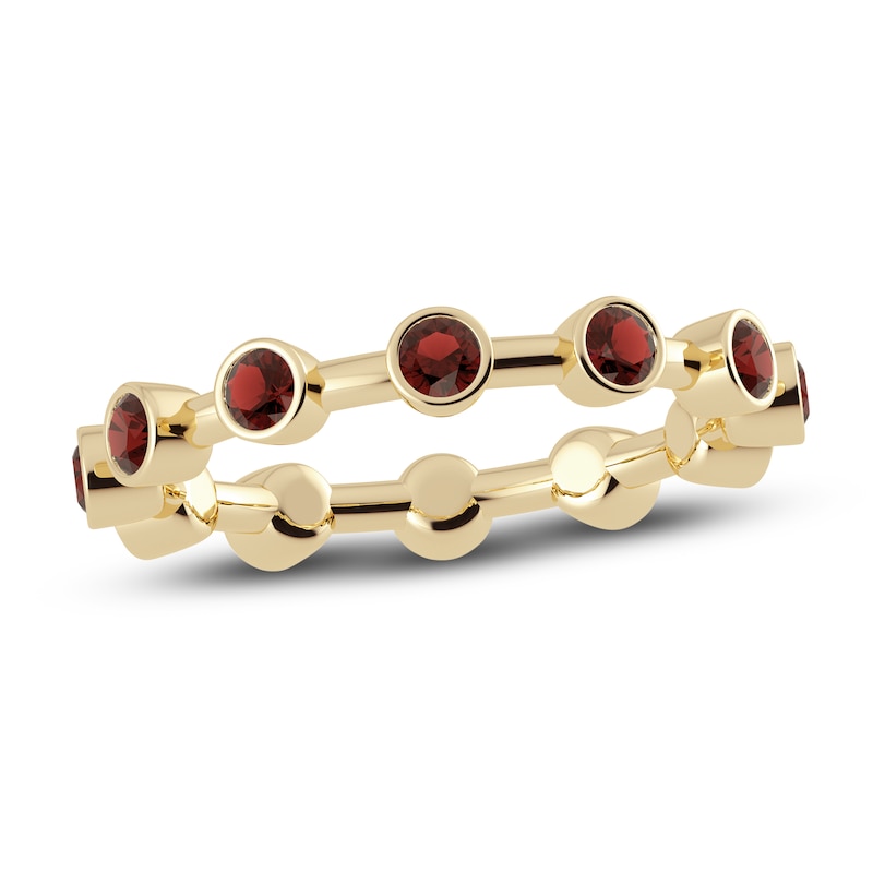 Main Image 1 of Juliette Maison Natural Garnet Ring 10K Yellow Gold