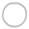 Thumbnail Image 1 of Men's Diamond Cuban Link Chain 19 ct tw Round Necklace 10K White Gold 22&quot;