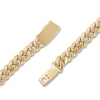 Thumbnail Image 6 of Men's Diamond Cuban Link Chain 26-3/4 ct tw Round Necklace 10K Yellow Gold 22&quot;