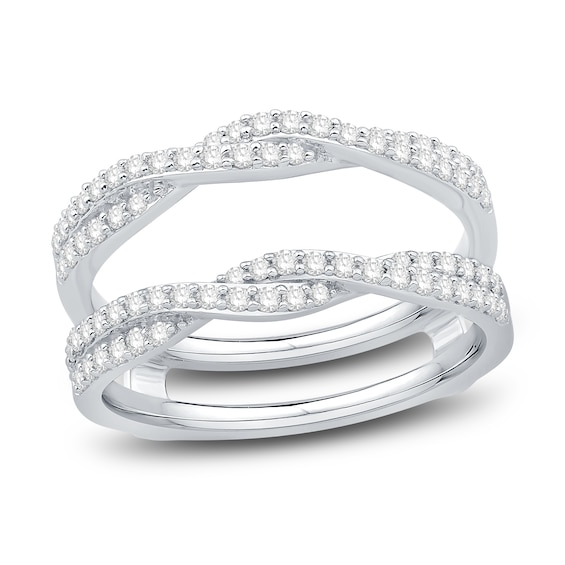 Diamond Twist Enhancer Band 1/2 ct tw Round 14K White Gold | Jared