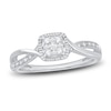 Thumbnail Image 1 of Diamond Promise Ring 1/6 ct tw Round 10K White Gold