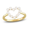 Thumbnail Image 0 of Freshwater Cultured Pearl Heart Ring 14K Yellow Gold