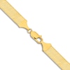 Thumbnail Image 3 of Solid Herringbone Chain Necklace 14K Yellow Gold 20&quot; 10mm