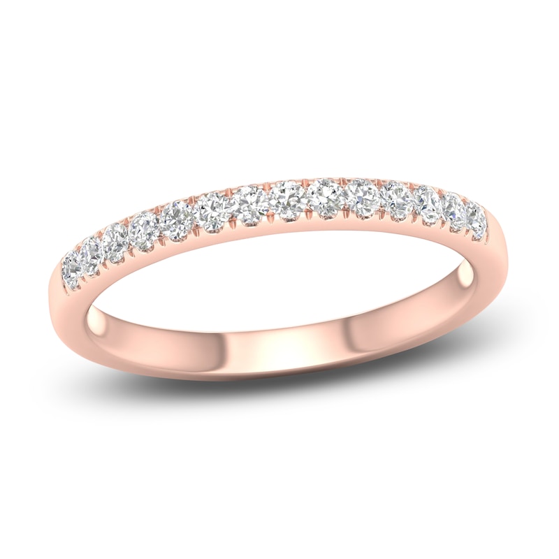 Main Image 1 of Diamond Wedding Band 1/4 ct tw Round 14K Rose Gold