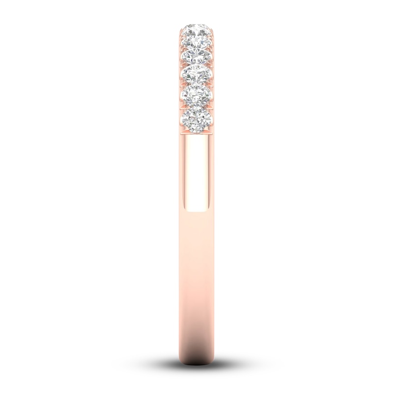 Main Image 3 of Diamond Wedding Band 1/4 ct tw Round 14K Rose Gold