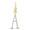 Thumbnail Image 1 of Charm'd by Lulu Frost Diamond Letter A Charm 1/10 ct tw Pavé Round 10K Yellow Gold