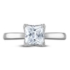 Thumbnail Image 3 of Diamond Engagement Ring 1-1/6 ct tw Princess/Round Platinum