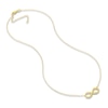 Thumbnail Image 2 of Adjustable Infinity Necklace 14K Yellow Gold 16&quot;