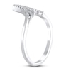 Thumbnail Image 2 of Diamond Chevron Ring 1/5 ct tw Round 14K White Gold