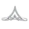 Thumbnail Image 3 of Diamond Chevron Ring 1/5 ct tw Round 14K White Gold