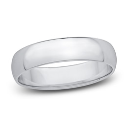 Men's High-Polish Wedding Band Platinum 5.0mm