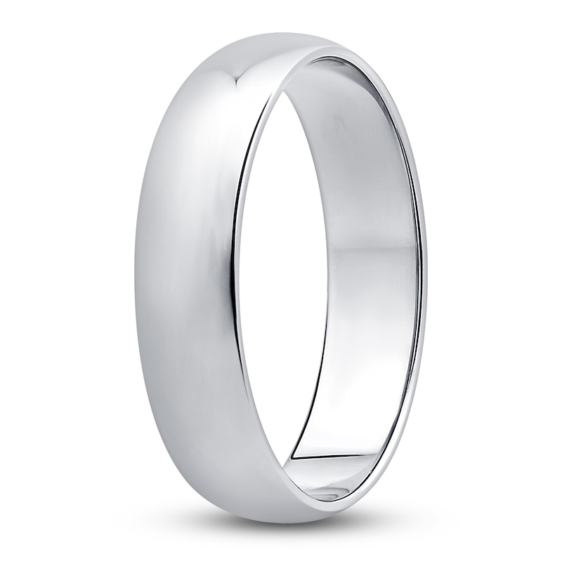 Main Image 2 of Men's High-Polish Wedding Band Platinum 5.0mm