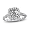 Thumbnail Image 1 of Diamond Engagement Ring Setting 1/2 ct tw Round 14K White Gold