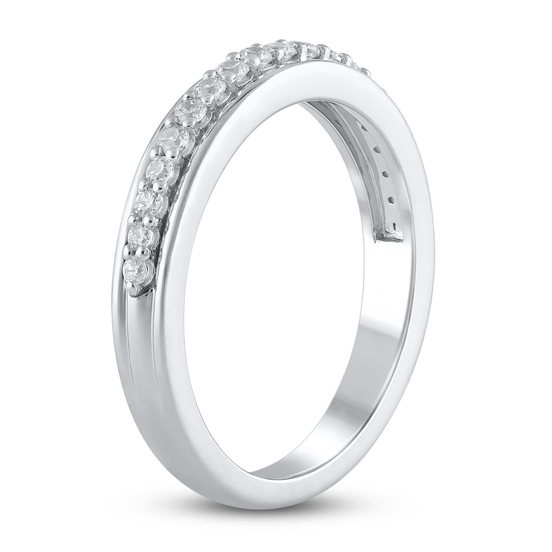 Main Image 3 of Diamond Anniversary Band 1/4 ct tw Round Platinum