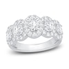 Thumbnail Image 0 of Diamond 5-Stone Anniversary Ring 2 ct tw Oval/Round 14K White Gold