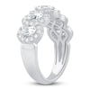 Thumbnail Image 1 of Diamond 5-Stone Anniversary Ring 2 ct tw Oval/Round 14K White Gold