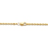 Thumbnail Image 2 of High-Polish Glitter Rope Chain 14K Yellow Gold 16&quot; 1.8mm