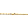 Thumbnail Image 2 of High-Polish Glitter Rope Chain 14K Yellow Gold 18&quot; 1.8mm