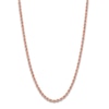 Thumbnail Image 1 of High-Polish Glitter Rope Chain 14K Rose Gold 20&quot; 2.4mm